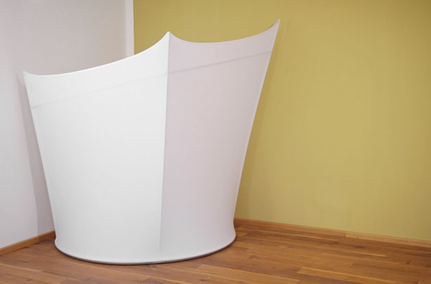 sichtschutzwand halbrund